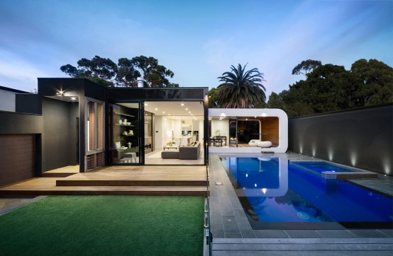 Modern Home With A Stylish Extension At The Back