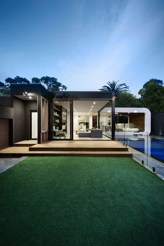 Modern Home With A Stylish Extension At The Back