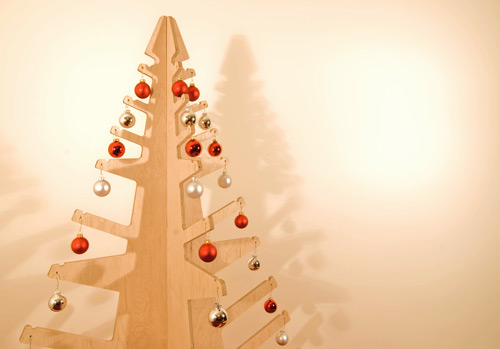 Modern Plywood Christmas Tree Alternative