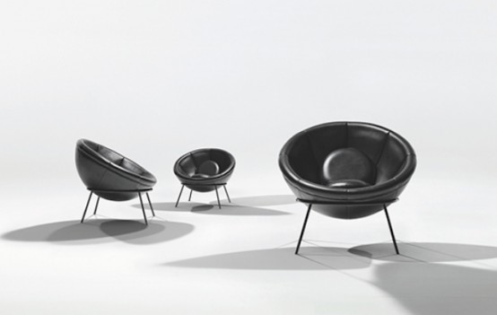 Modern Relaunch Of Colorful Bowl Chair Designed In 