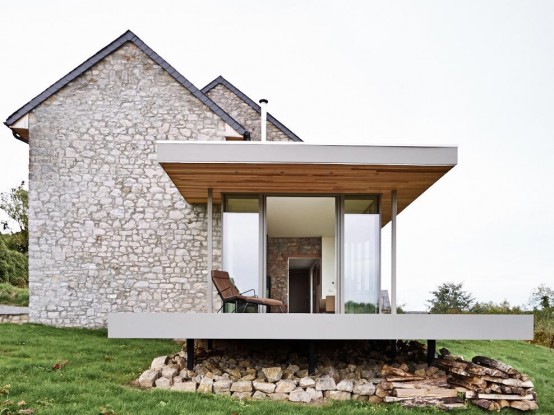 Modern Stone House Design Archives Digsdigs
