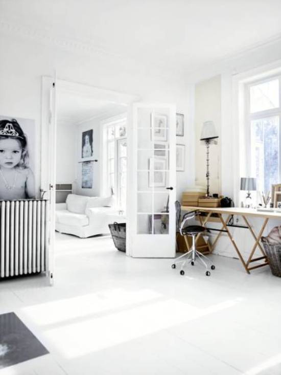 Modern Scandinavian House In White And Pastel Shades