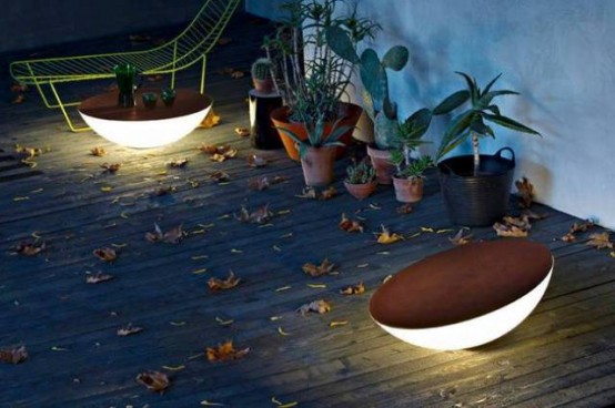 Modern Solar Lamp And Table By Foscarini