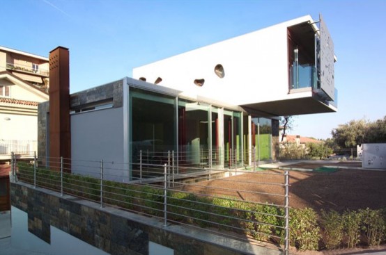 Modern Style House Looking Towards The Hill