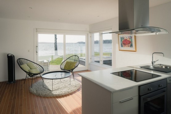 Modern Swedish Waterfront Home With Extensive Glazing