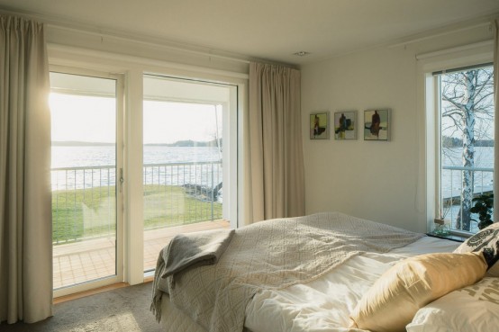 Modern Swedish Waterfront Home With Extensive Glazing