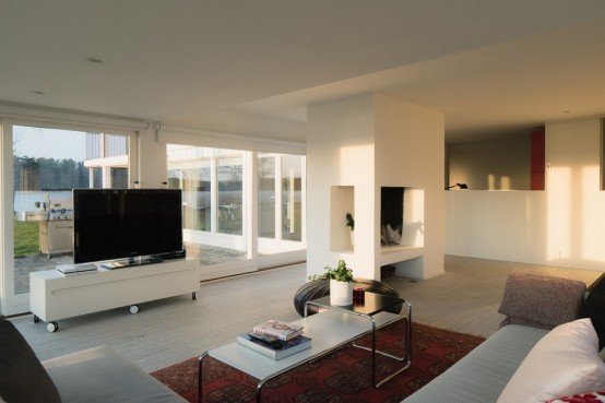 Modern Swedish Waterfront Home With Extensive Glazing