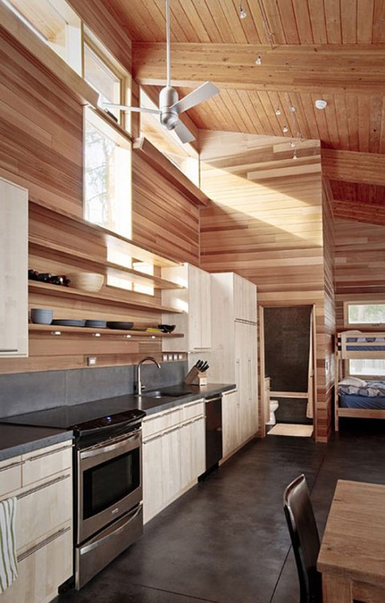 Modern Vacation House Every Detail Of Wood