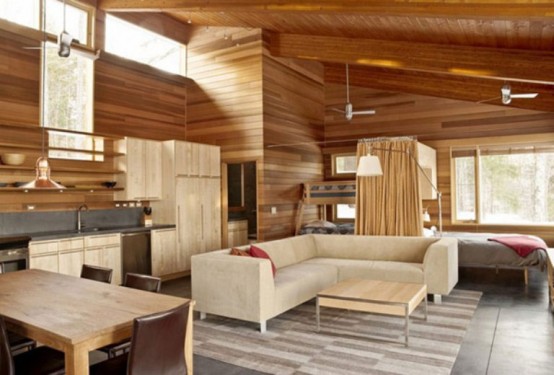 Modern Vacation House Every Detail Of Wood