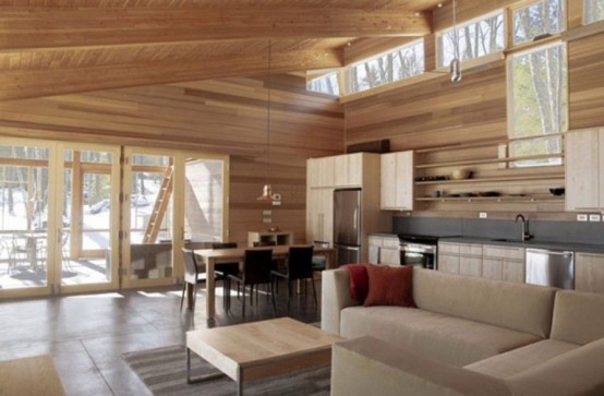 Modern Vacation House Every Detail Of Wood