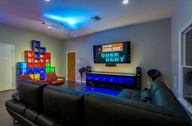 modern videogame room