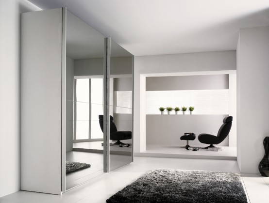 Modern Wardrobe With Refined Door Design