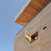 Modern Wooden Residence On The Lake Shore