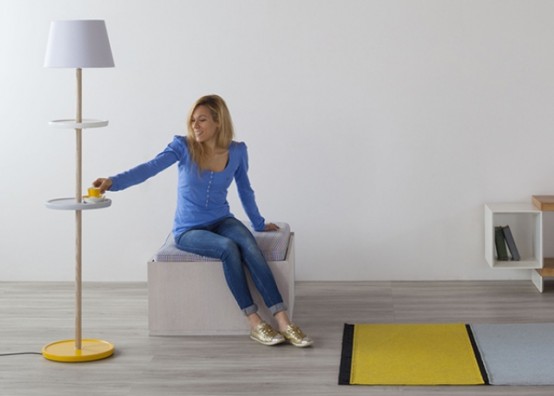 Modest Yet Functional Impila Floor Lamp