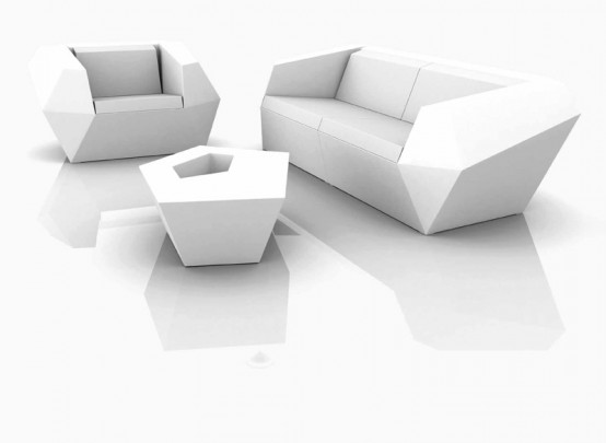 Modular Outdoor Furniture And Flowerpots