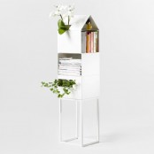 Modular Shelves For Books And Plants