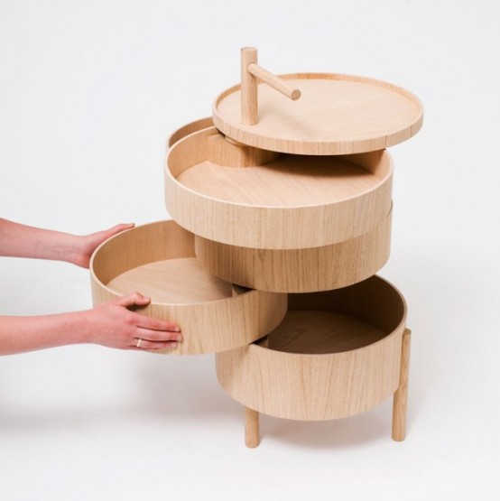 Modular Storage System Of Round Shape