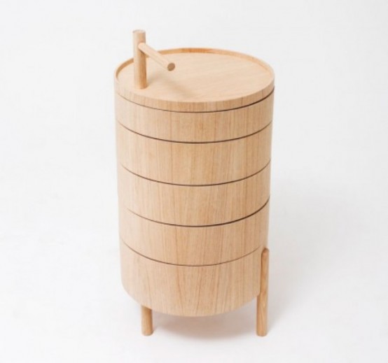 Modular Storage System Of Round Shape