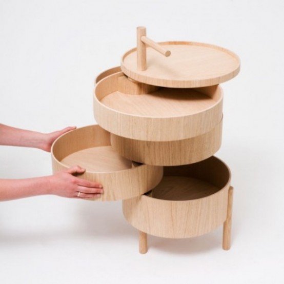 Modular Storage System Of Round Shape