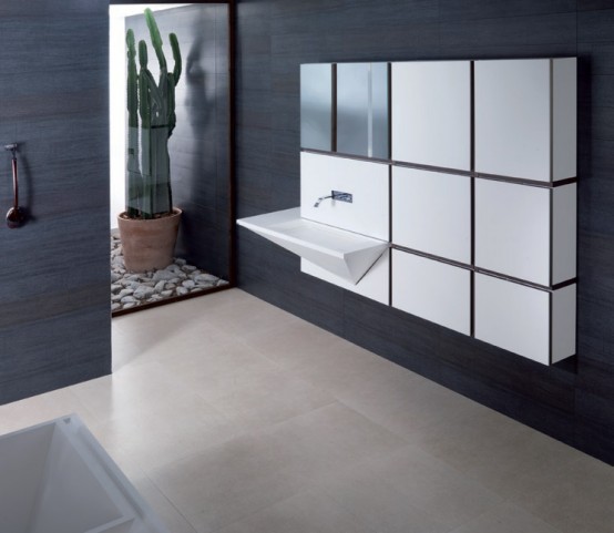 Mondart Cubism Inspired Bathroom Collection