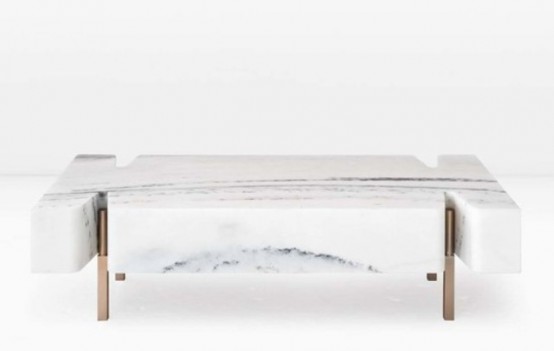 Monolithic Terranova Coffee Table From A Marble Block