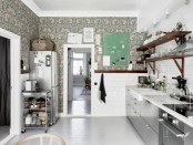 moody-floral-scandinavian-kitchen-with-copper-accessories-5
