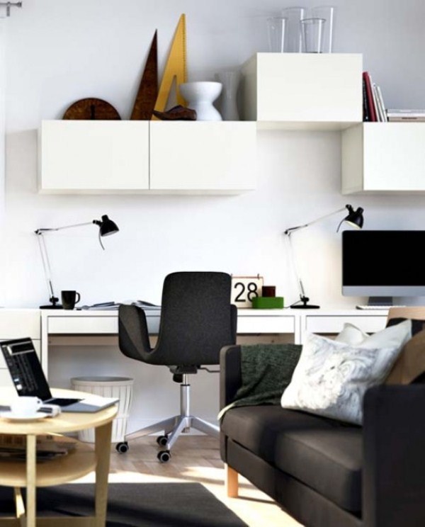 34 Most Stylish Minimalist Home Offices You'll Ever See - DigsDigs