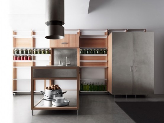 Moveable And Modular Convivio Kitchen System