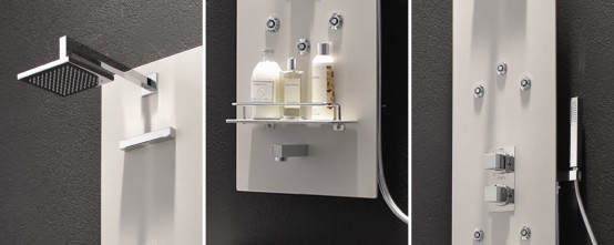Multifunction Pearl Shower Panel
