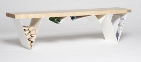 Multifunctional Mägi Bench Accentuating Your Storage
