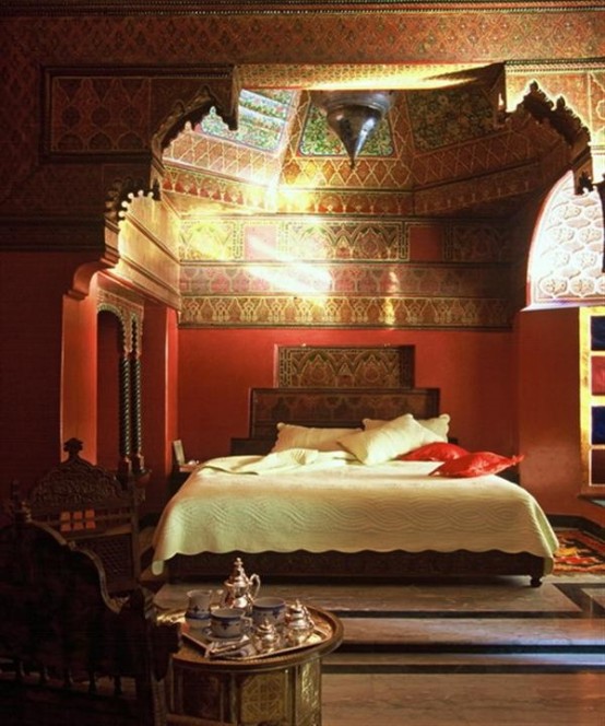 70 mysterious moroccan bedroom designs - digsdigs