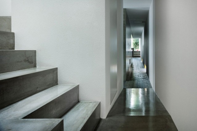 Narrow Urban Home With Industrial Minimalist Interiors
