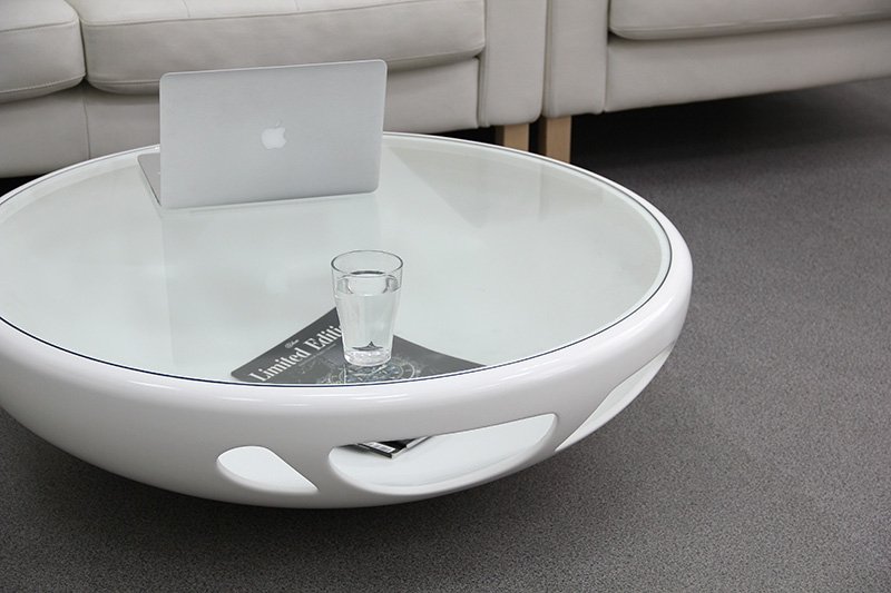 Nature Inspired Pebble Table For Indoors And Outdoors