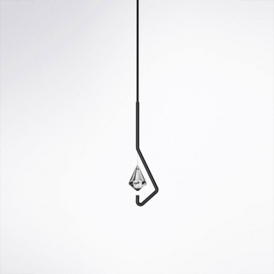 Neomodern One Crystal Chandelier