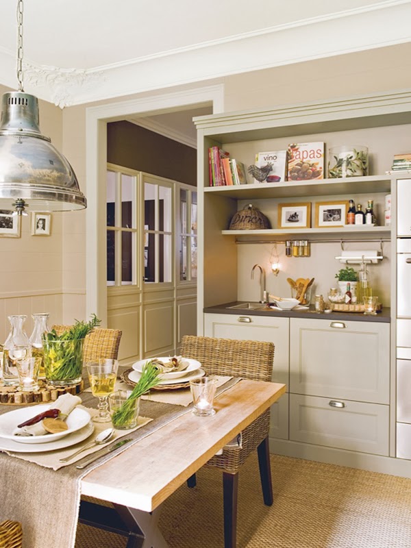 Neutral Kitchen Design In Natural Colors And Materials