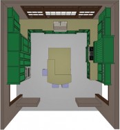 Floor plan of honorable mentioned large kitchen