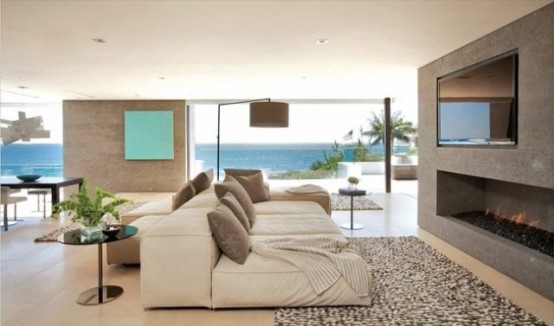 Ocean Family Home With Chic Interiors In Neutral Colors