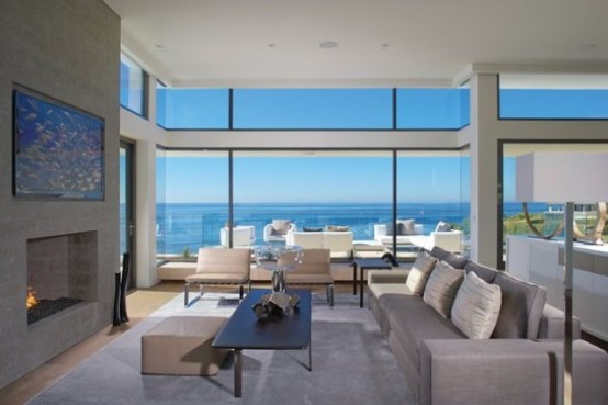 Ocean Family Home With Chic Interiors In Neutral Colors