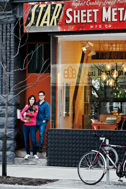 Old Cafe Converted Into A Cheerful Bright House