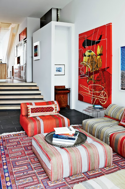 Old Cafe Converted Into A Cheerful Bright House