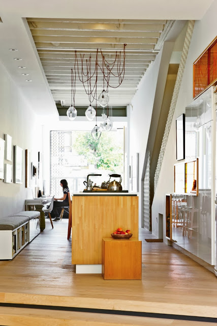 Old Cafe Converted Into A Cheerful Bright House