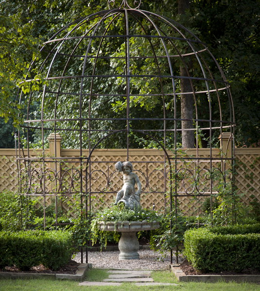 Old European Style Garden And Terrace