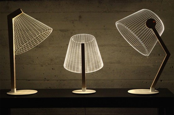 Optical Illusion Bulbing Lamps With 3D Effects