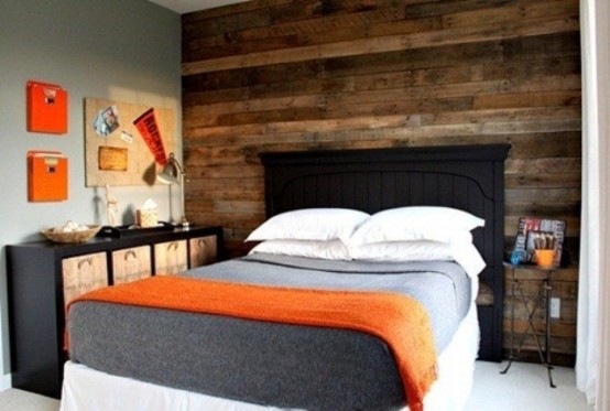 Orange Accents In Bedrooms