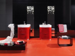 Orange Bathroom Vanities Regia