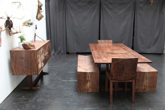 Oregon Black Walnut Furniture With Natural Patterns
