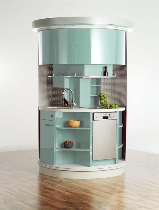 Original Circle Kitchen For Small Space Original Circle Kitchen For Small Space