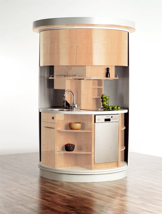 Original Circle Kitchen For Small Space Original Circle Kitchen For Small Space
