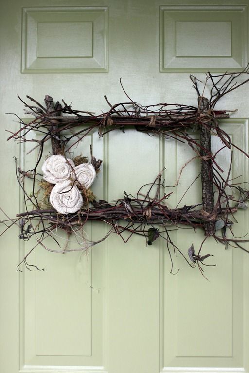 43 Original Fall Twig Wreaths With Various Elements DigsDigs