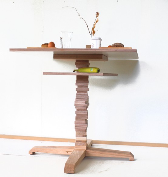 Original Furniture Collection Of Stacked Wood